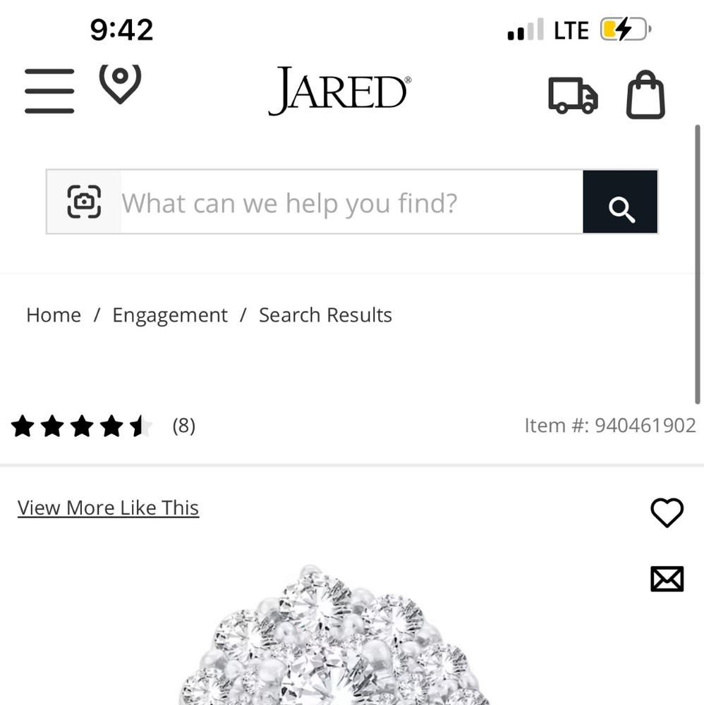 Diamond engagement/ cocktail ring - Picture 12 of 13